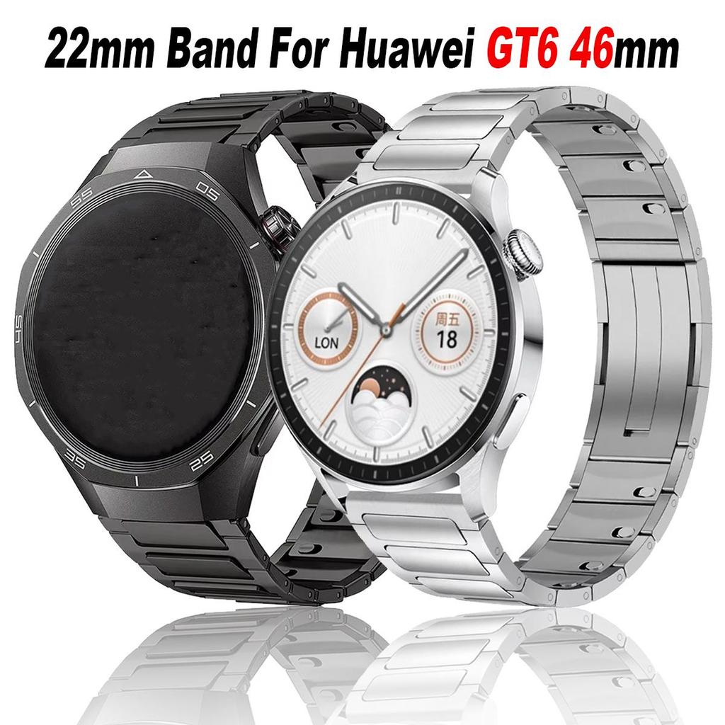 22mm Quick Fit Edelstahl Uhrenarmband Für Huawei Watch GT 6 5 4 Pro 46mm Armband Für Huawei Watch 5 4 3 / GT6 / Ultima