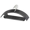 Living Hall Laundry Black Hangers, Non-Slip Space-Saving Hangers, Human-Shaped, Storage, 10-Pack, (Black, 10)
