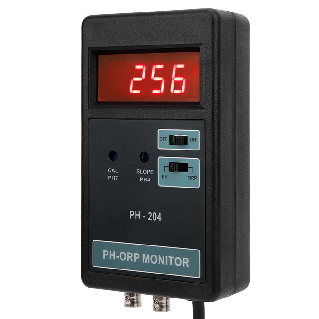 Digital LED Display PH ORP Temperature Control Monitor Meter Tester Monitoring EquipmentEU Plug 220V