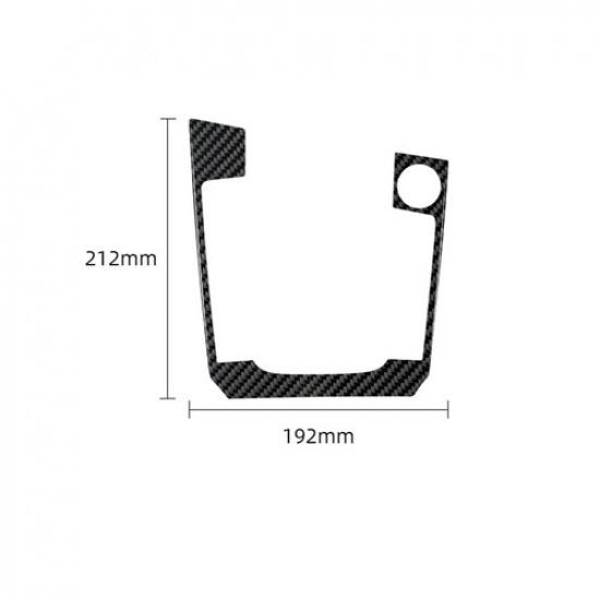 Carbon Fiber Automatic Gear Shift Cover Trim For Volkswagen Jetta Type A