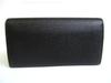 Authentic BVLGARI Black Leather Logo Clip Bifold Long Wallet #a842  Refurbished