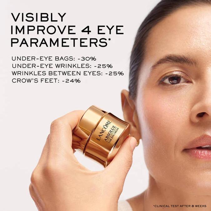 LANCÔME Absolue The Eye Cream Sample, Wrinkle Reducing & Smoothing  3ml/5ml