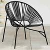 VidaXL Garden Egg Chair Black Braided Resin, Egg Chair, Garden Seat, Patio Chair, Garden Chair, Seat 4009287