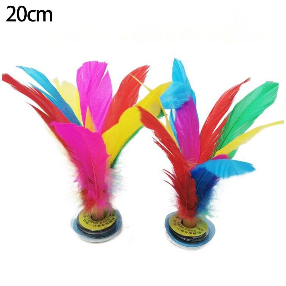 New Colorful Feathers Kick Shuttlecock Chinese Jianzi Foot Sports Outdoor Toy Game Entertainment Foot Kick For Physical Exercise