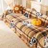 Cute Cartoon Sofa Cover Thickened In Winter New Blankets Suitable for Non-slip Pads In Autumn and Winter Home Textile Products