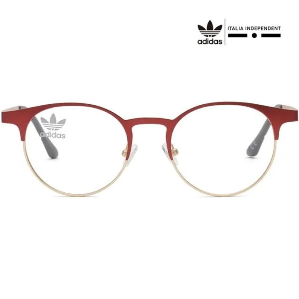 adidas Eyeglass Frames AOM000O N 053 120 Men's Women's Lightweight Round Metal Frames