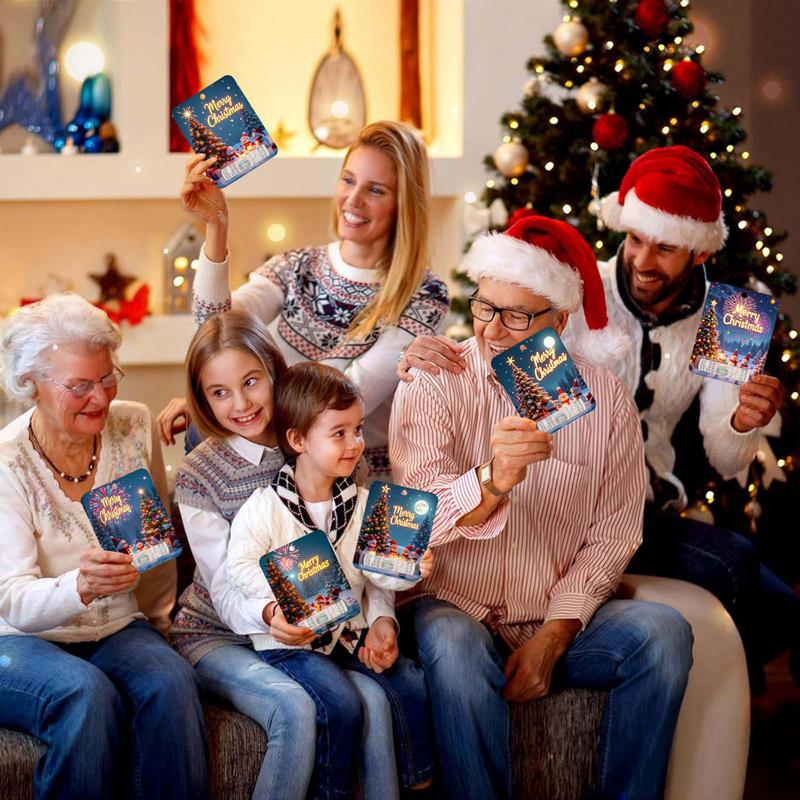 Weihnachtsgeldhalter, 8 Stück, Drachen-Schneemann-Geldhalter, süße Weihnachtsdekorationen mit Umschlägen, Bargeld, Urlaubsbedarf für