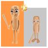Hoofun Figurine Tungtungsahur Figure Funny Doll Desktop Decoration Tralalero Tralala Figure Movable Articulated ABS Toy