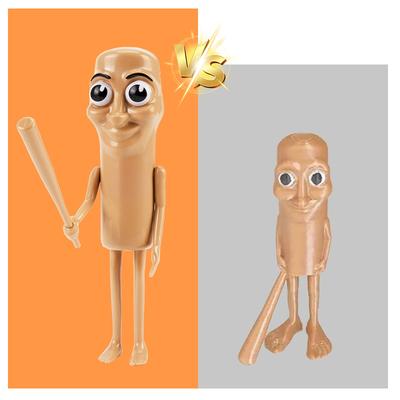 Hoofun Figurine Tungtungsahur Figure Funny Doll Desktop Decoration Tralalero Tralala Figure Movable Articulated ABS Toy