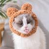 Plush Cat Ear Headband Hat For Small Dogs Birthday Party Decoration
