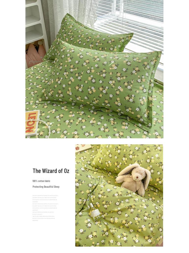 2025 New Style Pure Cotton Pillowcase Set: Simple Twill 48x74 Household Cover (Set of 2)