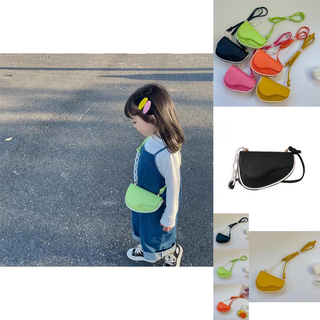 Stylish Mini Saddle Bag For Girls Fashionable Korean Design Winter Accessory For Kids