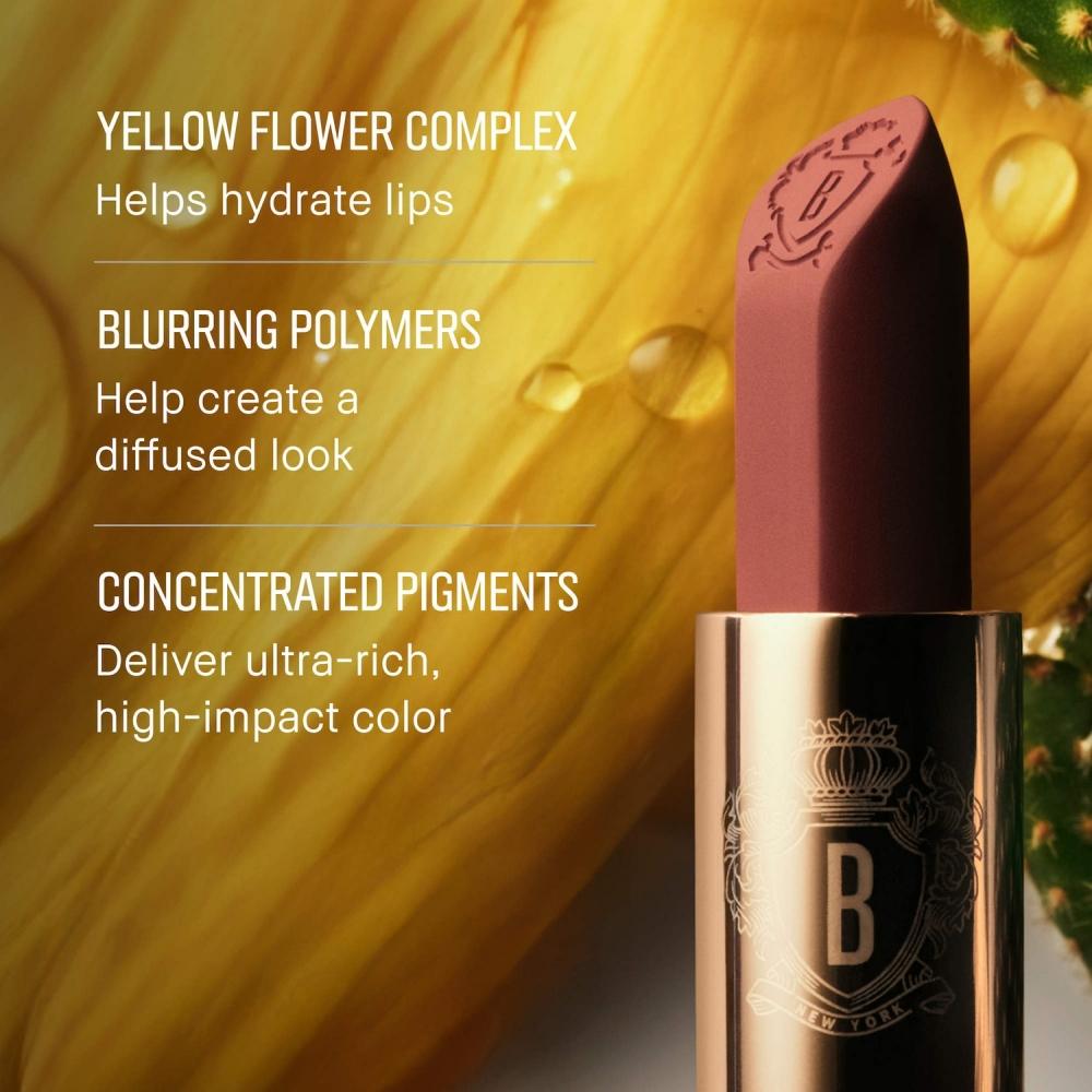 Bobbi Brown Luxe Cashmere Matte Lipstick 0.12 Oz 3.5 G Pink Suede Neutral Nude Pink 