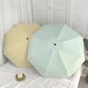 Ultralight Sun Shade Umbrella Wind Resistant Mini Sun Umbrella Manual Folding Rain Umbrella  Summer
