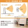 Iris Ohyama Heater Ceramic Fan Heater Heating Equipment Electric Feet Small Warm Air Energy Saving Dressing Room with Motion Sensor Large Air Volume W