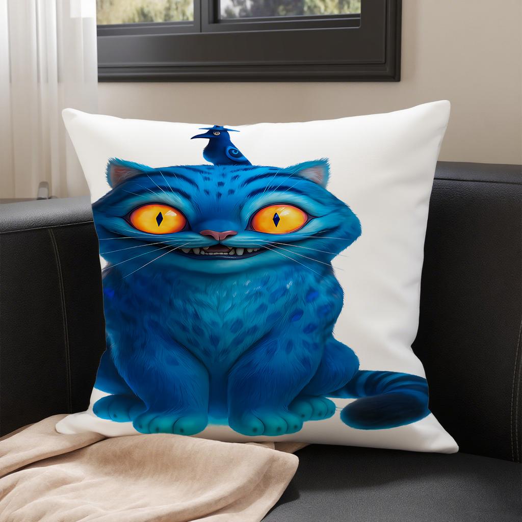KPop Demon Hunters The fantasy world on the pillowcase: cartoon characters and cute pet patterns, fashion home decoration