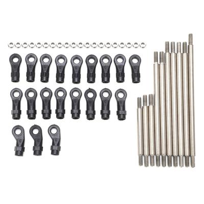 RC Metal Link Tie Rod Pull Rod with End Ball Set for Traxxas TRX4 313mm Wheelbase 110 RC Car