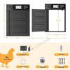 Automatic Aluminum Solar Chicken Coop Door with Timer for Poultry