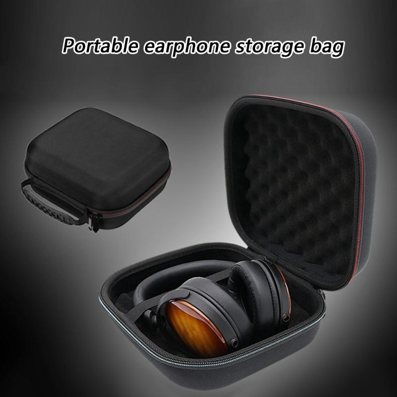 Portable EVA Headphone Storage Case Box With Soft Lining Detail Design for ATH-WP900 Travel Protections