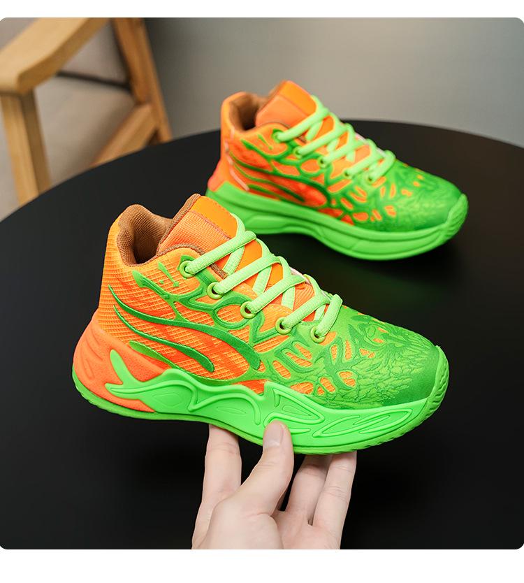 2025 Men's High-Top Waterproof Leather Basketball Shoes - Lightweight, Trendy, Cement Busters for Teens & Boys