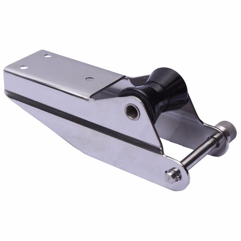 Heavy Duty Bow Roller Stainless Steel 316 Marine Roller Bracket Bubber Rollers  Self Launching