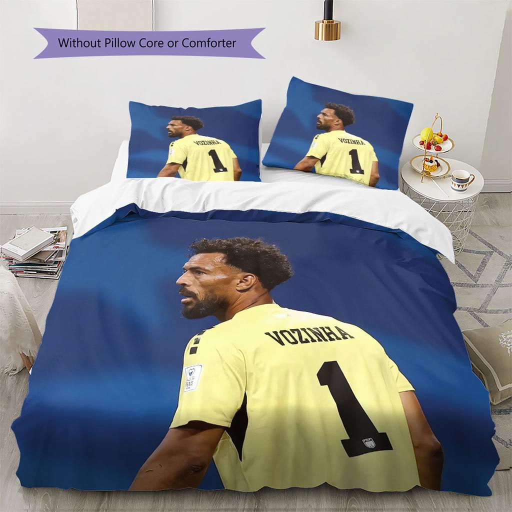Vozinha Pattern Bedding Home Decoration Birthday Gift (1 * duvet cover + 2 * pillowcase, without core),fan merchandise.