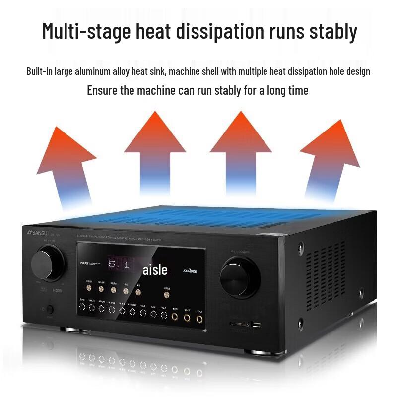 SANSUI DM-10A 5.1 Channel Home Theater Amplifier CN Plug (adapter Included)
