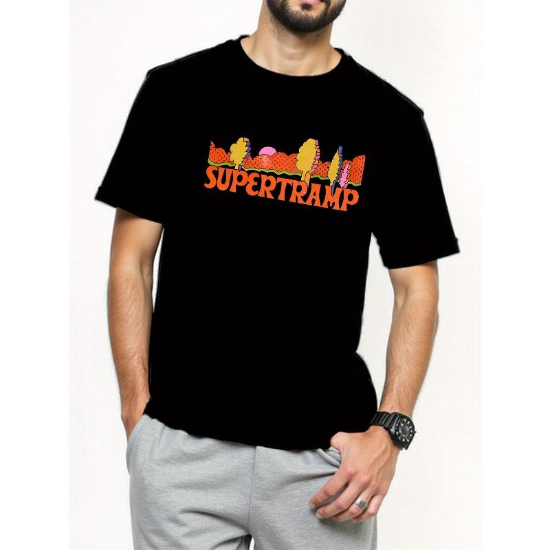 

This Dynamic Sports Graphic T-Shirt Is a Must-Have for Youthful Energy, Perfect for Basketball Games And Everyday Wear S чёрный