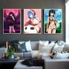 Akame Ga Kill Anime-Poster und Drucke, Wandkunst, Dekoration, weißes Papier, dekorative Gemälde, Bilder, Wohnzimmer, Zuhause, Wandbild
