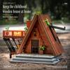 A-Frame House Building Blocks MOC Kit Creative Technical Assembly Bricks Desktop Decoration STEM Toys Holiday Family Gift