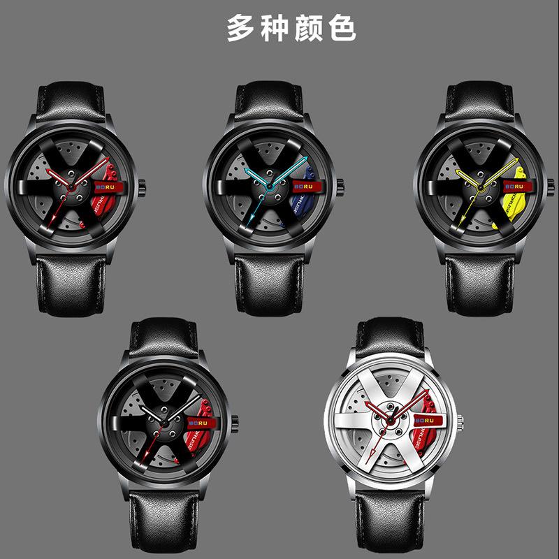 Boruse Trend Caliper Wheel Watch Men'S Waterproof Date Fully Automatic Quartz Watch