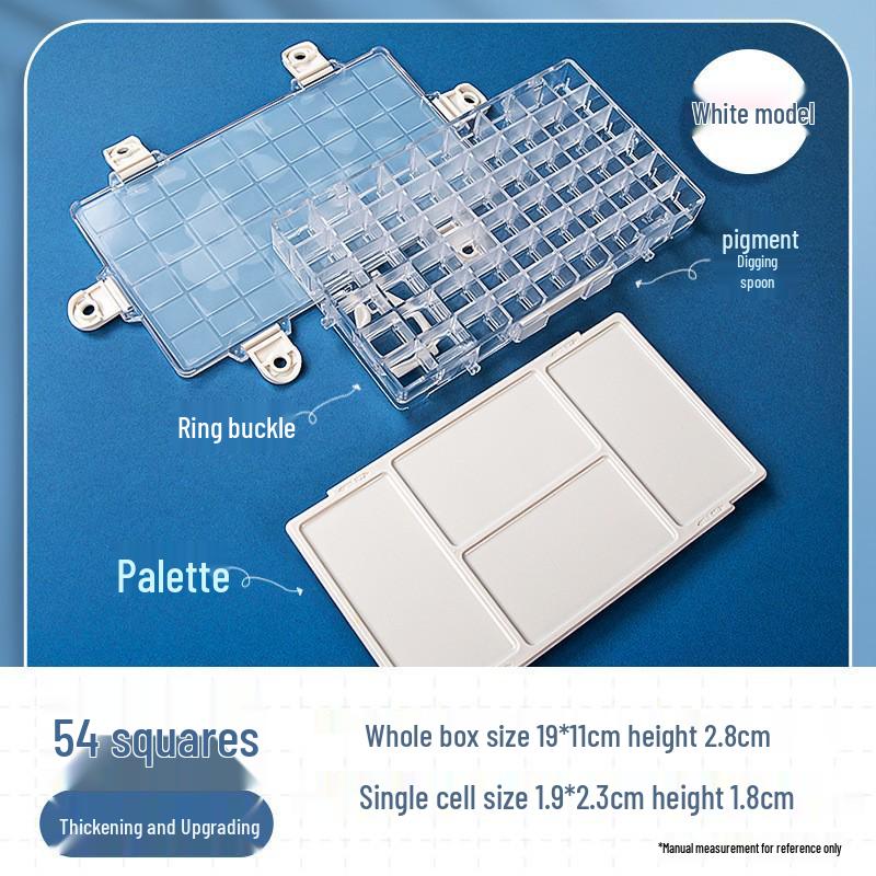 Portable Multi-Functional Watercolor Paint Box with Brush Washer Palette & Bucket