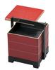 Wakaizumi Lacquerware, Heavy Weight with Handstand, 5 Size Wood Grain, Shubuchi Gold (inside Black) H-155-80A 1-431-7