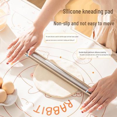 Thickened 316 Stainless Steel Dough Rolling Pin for Dumplings