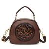 Retro Print Soft PU Leather Shoulder Crossbody Bags for Women Luxury Purses and HandBags Designer Women Bag Ladies Messenger Sac