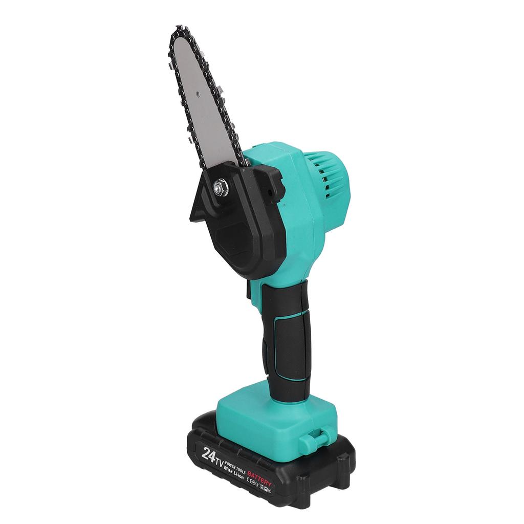 Drujba electrică cu lanț de 4 in, Reîncărcabilă, Mini drujbă electrică, Unealtă electrică portabilă pentru tăiere, Stecher UE