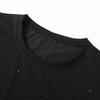 Herren T-Shirts Oversize Fahion Schwarz Weiß Plus Größe 3XL-11XL Kurzarm T-Shirt Sommer