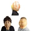 Halloween Latex Funny Face Mask With Double Chin Shell Design For Costume Parties