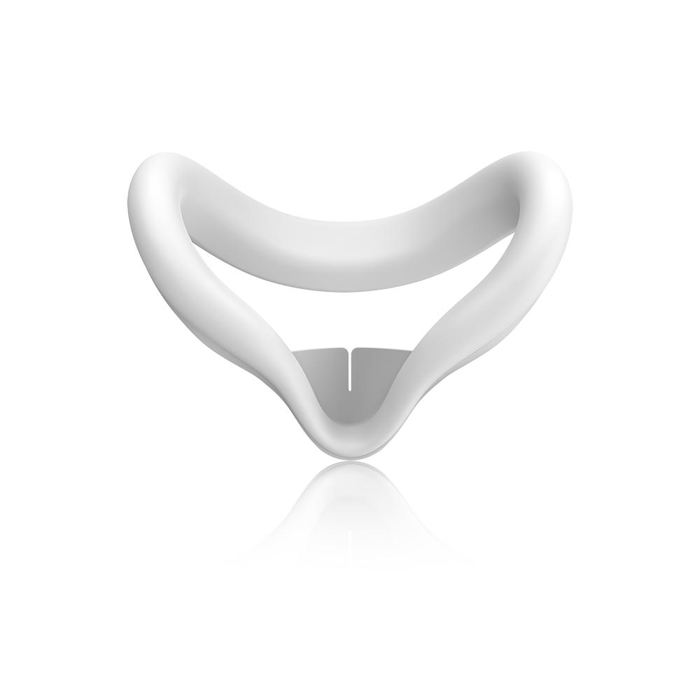 Подходит для Meta Quest 3s Blackout Silicone Face Cover Прилегает к лицу чёрный — фото 8