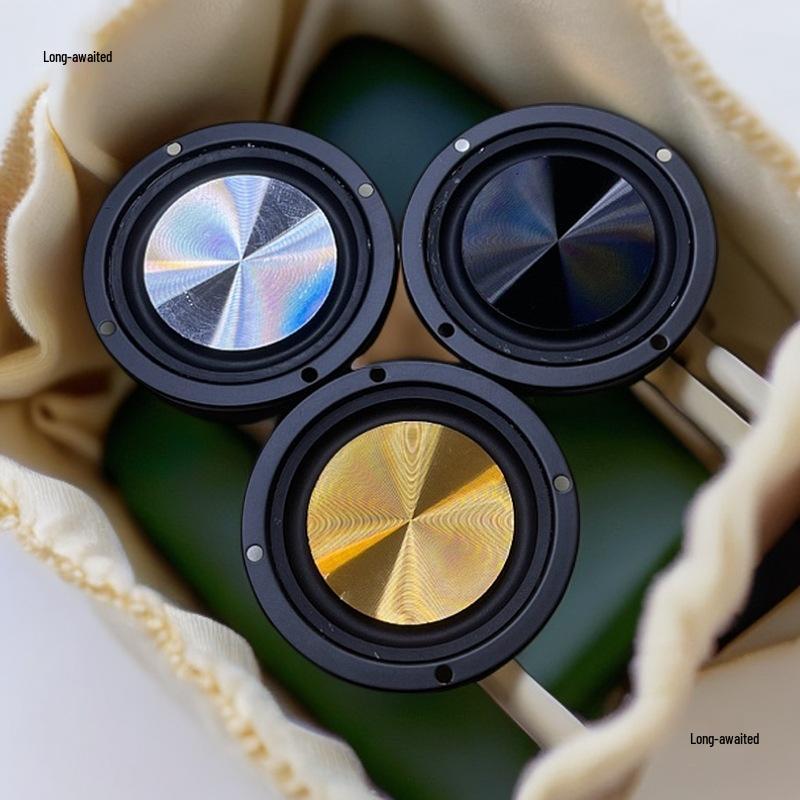 4" x 3" Inverted Edge Bass Diaphragm Radiator with 5" x 6" Bracket for Passive Vibration Cones - Audio Accessory