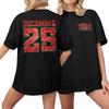 Women's Casual Printed T-Shirt Round Neck Pullover Short Sleeve Top