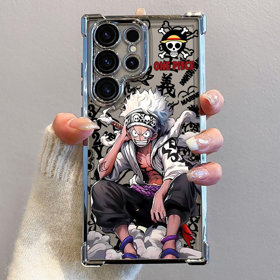 

Phone Case for Samsung Galaxy S23 s24fe S25 Ultra S20 FE S21FE s24ultra S24 S22 Ultra S25 Plus Clear Cover Anime Ones Pieces Galaxy S22+ 5G