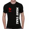 Fashion Design Muay Thai Combat Fitness Training TShirt Summer Cotton Short Sleeve ONeck Mens T Shirt