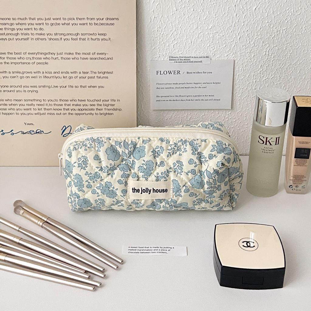 2024 Large Capacity Plaid Bow Pencil Case & Makeup Bag for Girls