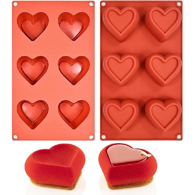 Mostsom 3D Hamster Shape Silicone Mold Cake Baking Molds for Dessert Cake Mousse Heart Shape Molds for Making Handmade Soap Making Chocolate Mould