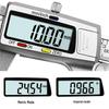 Electronic Digital Vernier Caliper with Three-Color Buttons, Stainless Steel, 0-150mm for Measuring Inner and Outer Diameters