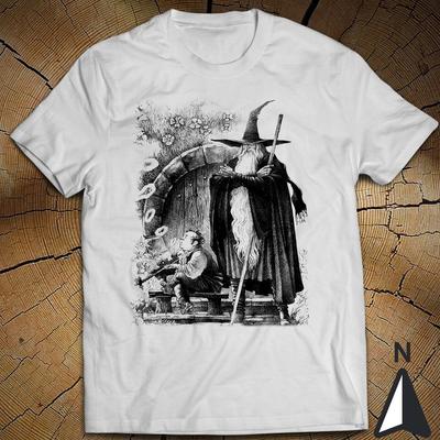Movie The Lord of the Rings T-Shirt Hobbit Gandalf the Grey Samwise Gamgee Unisex T-Shirt