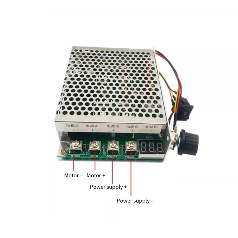10-55V 60A Brush Motor Speed Switching Induction Speed Switching Forward and Reverse Digital Tachometer Motor Replacement