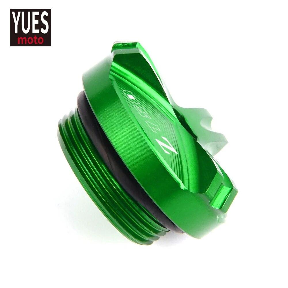 Motocyklové příslušenství Kryt filtru motorového oleje Víčko olejové zátky s logem PRO KAWASAKI Z750 S 2006 2007 2008 2009 2010 2011 2012
