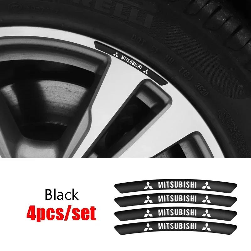 

Car Wheel Side Rims Emblem Stickers for Mitsubishi Lancer ASX L200 Colt Pajero Outlander Mirage Eclipse Exterior Decoration